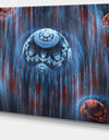 Blue World of Infinite Universe - Abstract Wall Art on Canvas