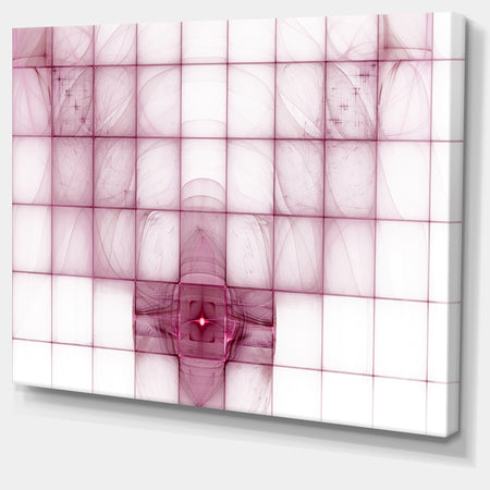 Purple Bat on Rader Screen - Abstract Wall Art on Canvas