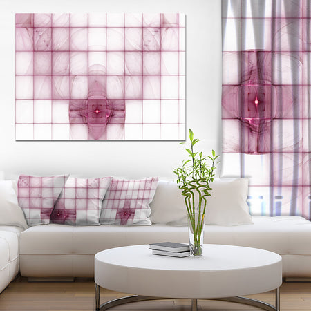 Purple Bat on Rader Screen - Abstract Wall Art on Canvas