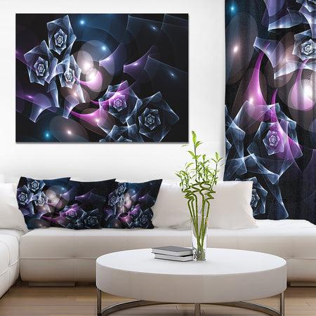 Glowing Bouquet of Beautiful Roses - Abstract Wall Art on Canvas