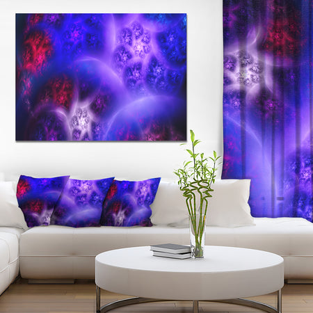 Bright Blue Magic Stormy Sky - Extra Large Abstract Canvas Art Print