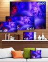 Bright Blue Magic Stormy Sky - Extra Large Abstract Canvas Art Print