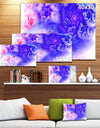 Light Blue Magic Stormy Sky - Extra Large Abstract Canvas Art Print