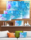 Clear Blue Magic Stormy Sky - Extra Large Abstract Canvas Art Print