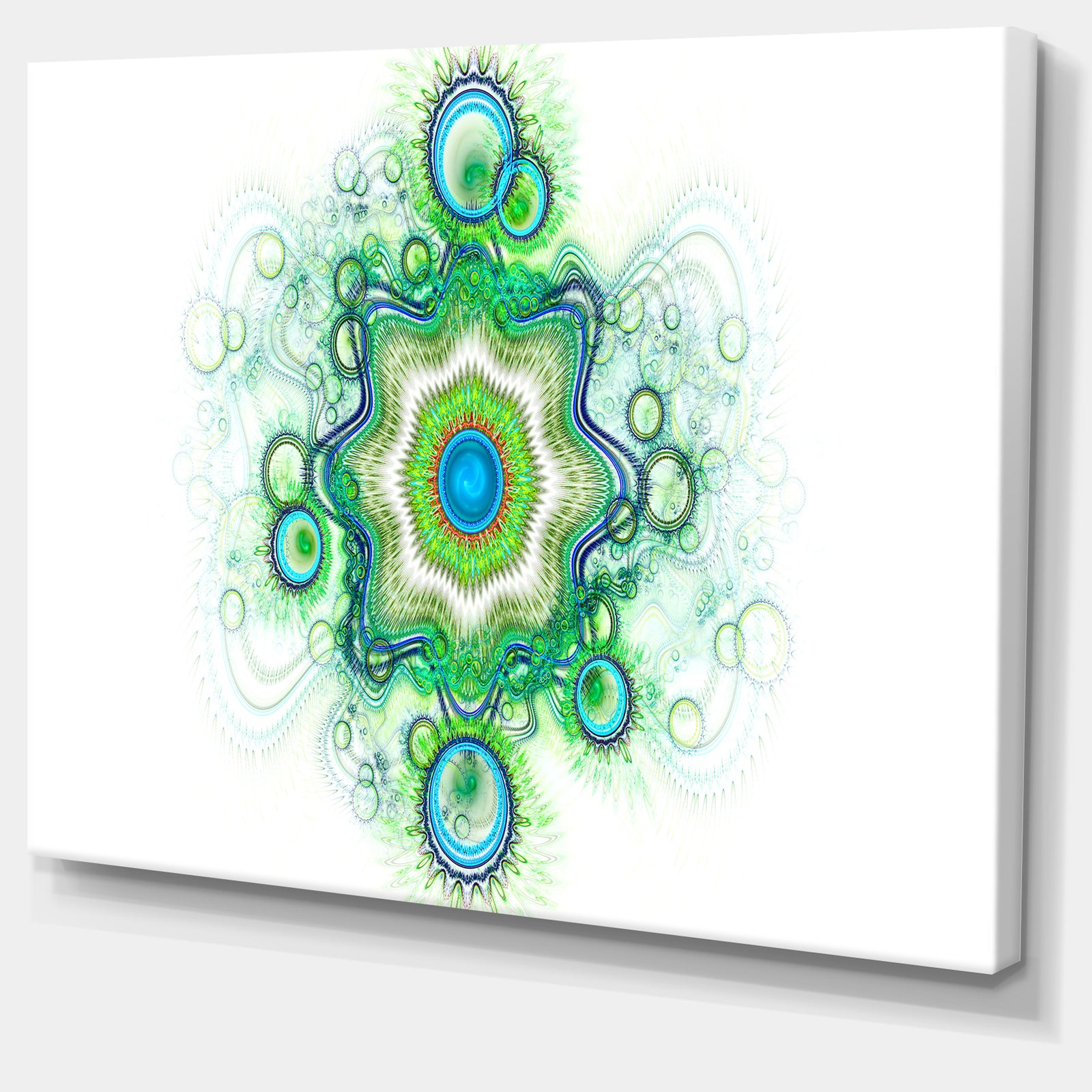 Cabalistic Star Fractal Flower - Extra Large Abstract Canvas Art Print