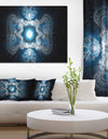 Cabalistic Clear Blue Texture - Extra Large Abstract Canvas Art Print