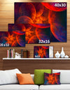 Biblical Sky with Red Clouds - Abstract Wall Art Canvas