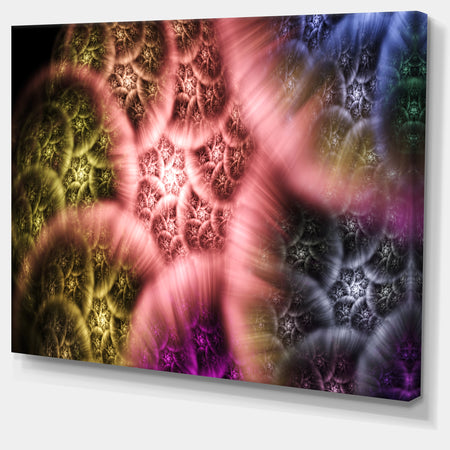 Biblical Sky with Multi-Color Clouds - Abstract Wall Art Canvas