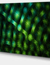 Crystal Cell Green Steel Texture - Extra Large Abstract Canvas Art Print