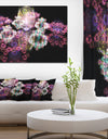 Pink Water Drops on Mirror - Extra Large Abstract Canvas Art Print