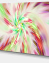 Exotic Multi-Color Spiral Flower - Extra Large Abstract Canvas Art Print