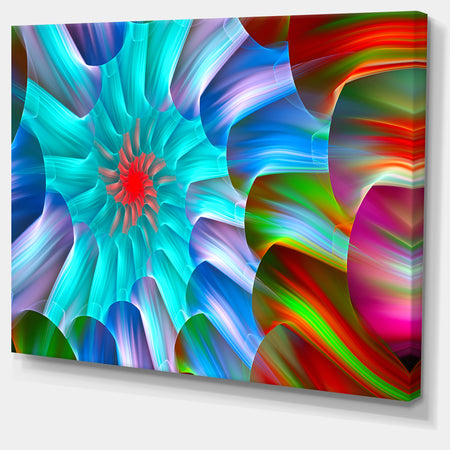 Multi-Layered Fractal Spirals - Extra Large Abstract Canvas Art Print