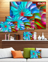 Multi-Layered Fractal Spirals - Extra Large Abstract Canvas Art Print