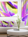 Purple Vibrant Brushstrokes - Extra Large Abstract Canvas Art Print