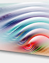 Water Ripples Rainbow Waves - Extra Large Abstract Canvas Art Print