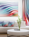 Water Ripples Rainbow Waves - Extra Large Abstract Canvas Art Print