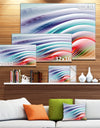 Water Ripples Rainbow Waves - Extra Large Abstract Canvas Art Print