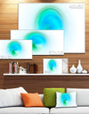 Green Luminous Misty Sphere - Extra Large Abstract Canvas Art Print