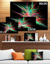 Green Red Spectrum of Light - Extra Large Abstract Canvas Art Print