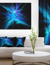 Clear Blue Spectrum of Light - Extra Large Abstract Canvas Art Print