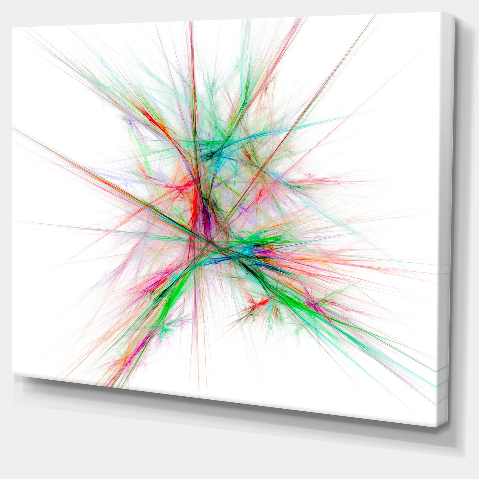 Blue Red Spectrum of Light - Extra Large Abstract Canvas Art Print