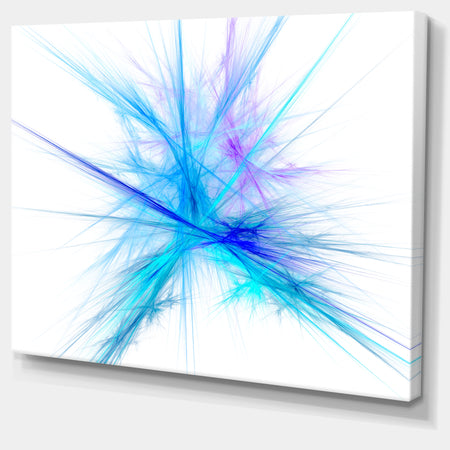 Criss Cross Spectrum of Light - Extra Large Abstract Canvas Wall Art