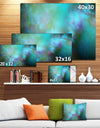 Perfect Blue Starry Sky - Extra Large Abstract Canvas Wall Art