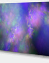 Perfect Purple Starry Sky - Extra Large Abstract Canvas Wall Art