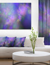 Perfect Purple Starry Sky - Extra Large Abstract Canvas Wall Art