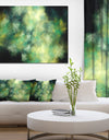 Perfect Green Starry Sky - Extra Large Abstract Canvas Wall Art