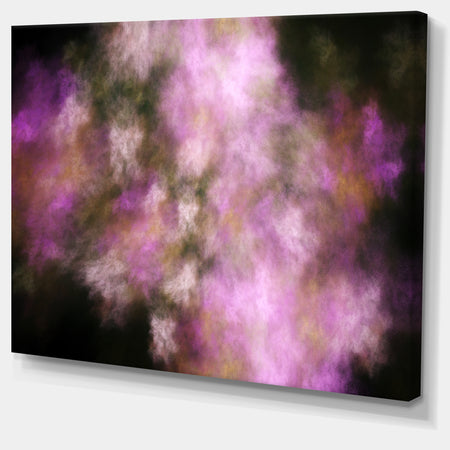 Perfect Pink Starry Sky - Extra Large Abstract Canvas Art Print