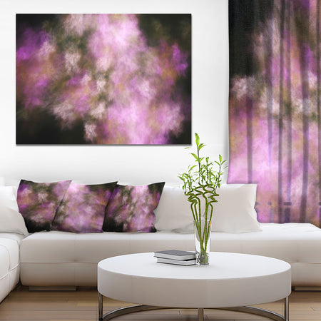 Perfect Pink Starry Sky - Extra Large Abstract Canvas Art Print