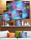 Perfect Blue Purple Starry Sky - Extra Large Abstract Canvas Art Print