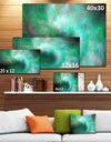 Perfect Clear Blue Starry Sky - Extra Large Abstract Canvas Art Print