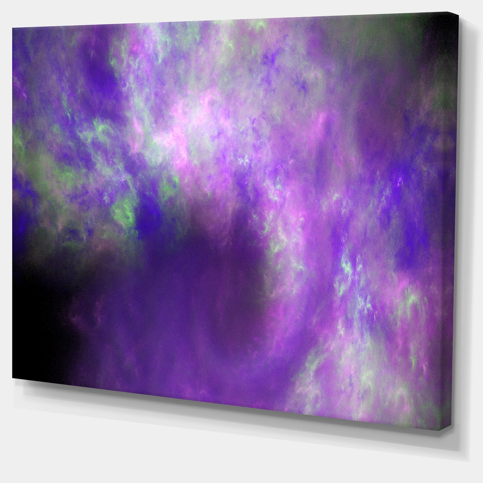 Perfect Light Purple Starry Sky - Extra Large Abstract Canvas Art Print