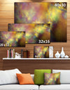 Perfect Yellow Starry Sky - Extra Large Abstract Canvas Art Print