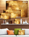 Perfect Brown Starry Sky - Extra Large Abstract Canvas Art Print