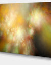 Perfect Yellow Green Starry Sky - Extra Large Abstract Canvas Art Print