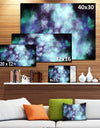 Perfect Flowery Starry Sky - Extra Large Abstract Canvas Art Print