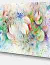 White Fractal Ornamental Glass - Abstract Artwork on Canvas