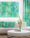 Snow Fractal Glass Texture - Abstract Artwork on Canvas