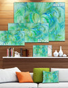 Snow Fractal Glass Texture - Abstract Artwork on Canvas