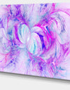 Light Purple Fractal Texture - Abstract Artwork on Canvas