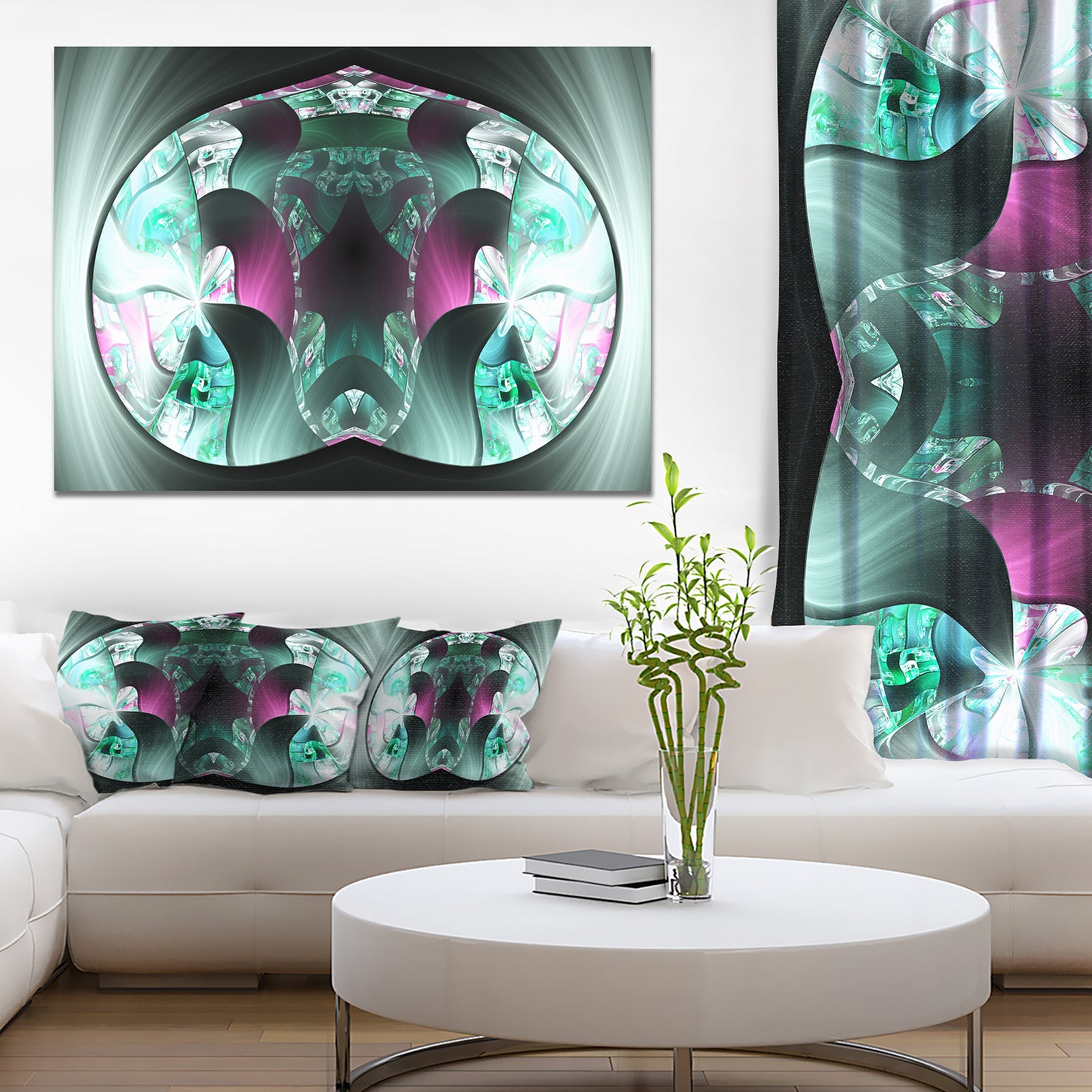 Grey Capsule in Plasma - Abstract Artwork on Canvas