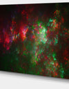 Multi-Color Starry Fractal Sky - Abstract Artwork on Canvas