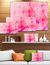 Pink Fractal Electric Lightning - Abstract Art on Canvas