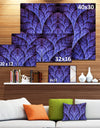 Exotic Purple Biological Organism - Abstract Art on Canvas