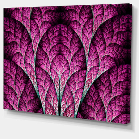 Exotic Pink Biological Organism - Abstract Art on Canvas