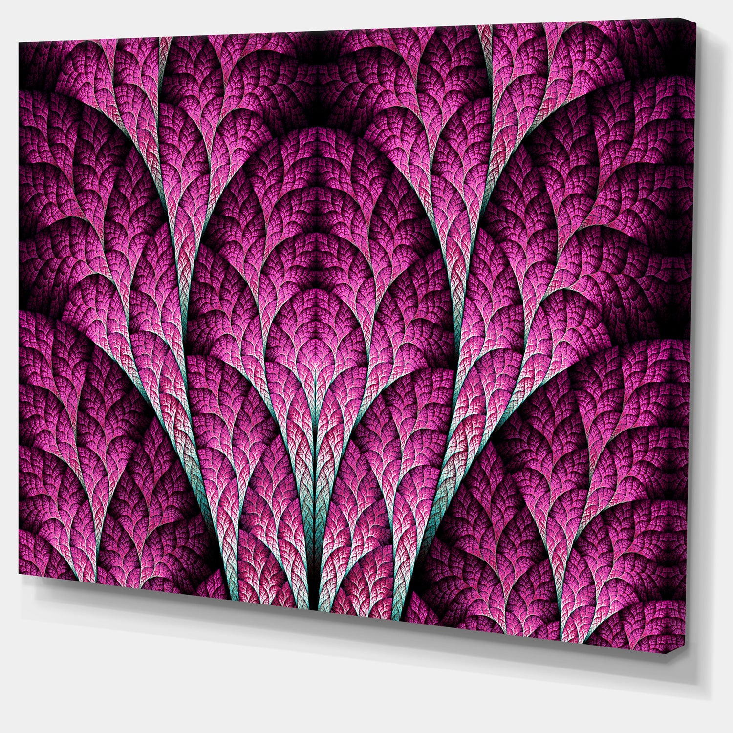 Exotic Pink Biological Organism - Abstract Art on Canvas