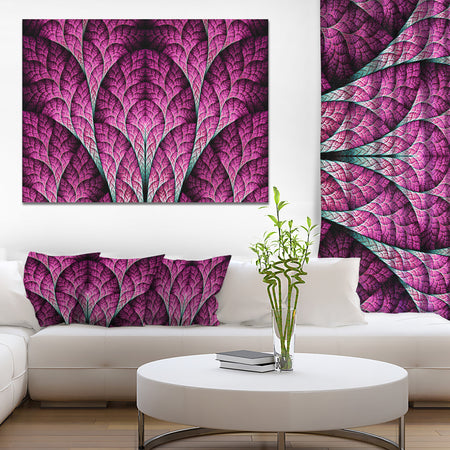 Exotic Pink Biological Organism - Abstract Art on Canvas